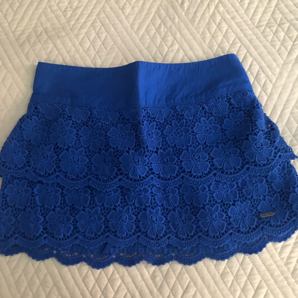 Hollister crochet skirt